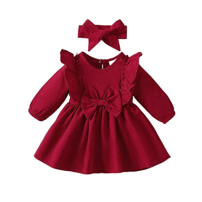 Tigerlily Phoenix baby girl bow party dress for Christmas and special occasions