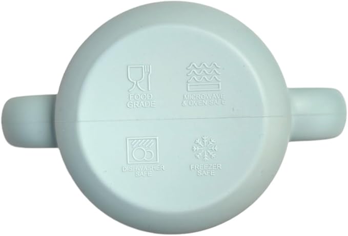 Baby Sippy Cup with Straw, BPA Free, Food Grade Silicone Sippy Cup, Suitable for Teething Babies