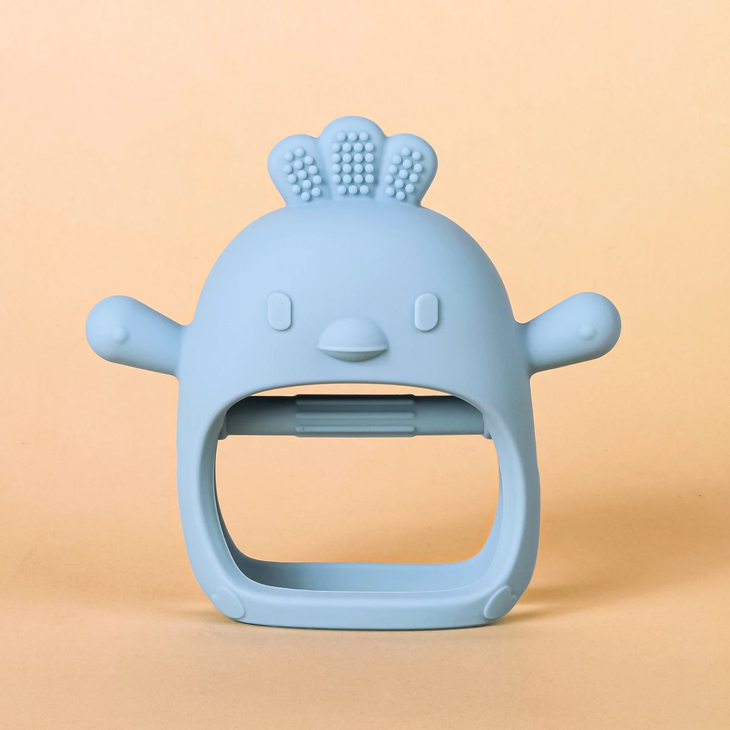 Chick Mitten Baby Teether – Soft Silicone Teething Toy for Babies | BPA-Free, Anti-Drop, Gum-Soothing Chew Toy for Little Hands