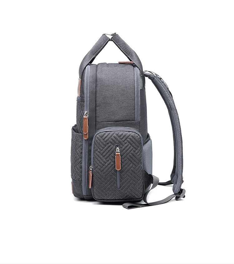 Baby Changing Backpack – Stylish, Spacious & Smart Nappy Bag for Modern Parents | Multi-Pocket Organizer with Wipe Access, Insulated Bottle Section & Stroller Straps