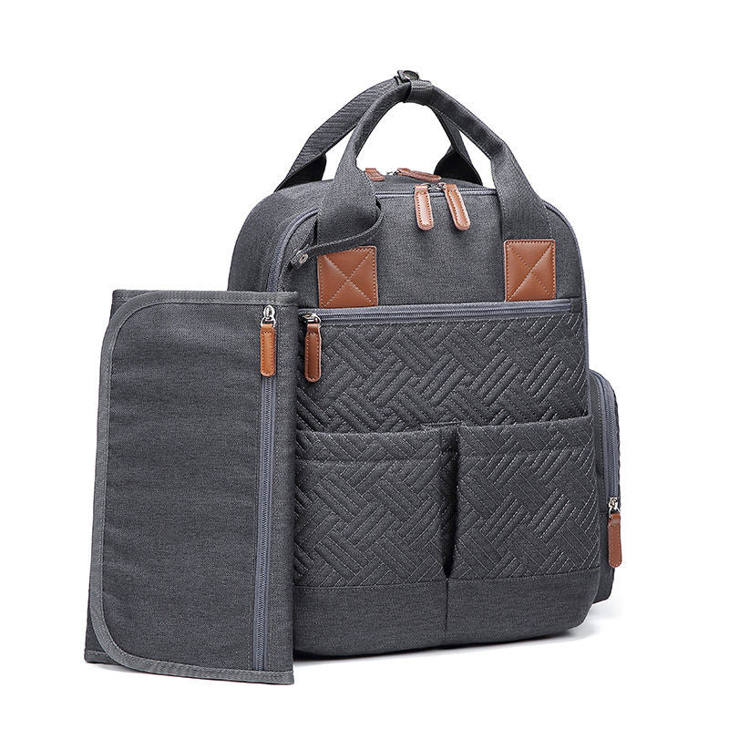 Baby Changing Backpack – Stylish, Spacious & Smart Nappy Bag for Modern Parents | Multi-Pocket Organizer with Wipe Access, Insulated Bottle Section & Stroller Straps