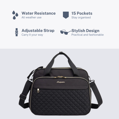 LeQueen Medium Baby Changing Bag – Crossbody Nappy Bag