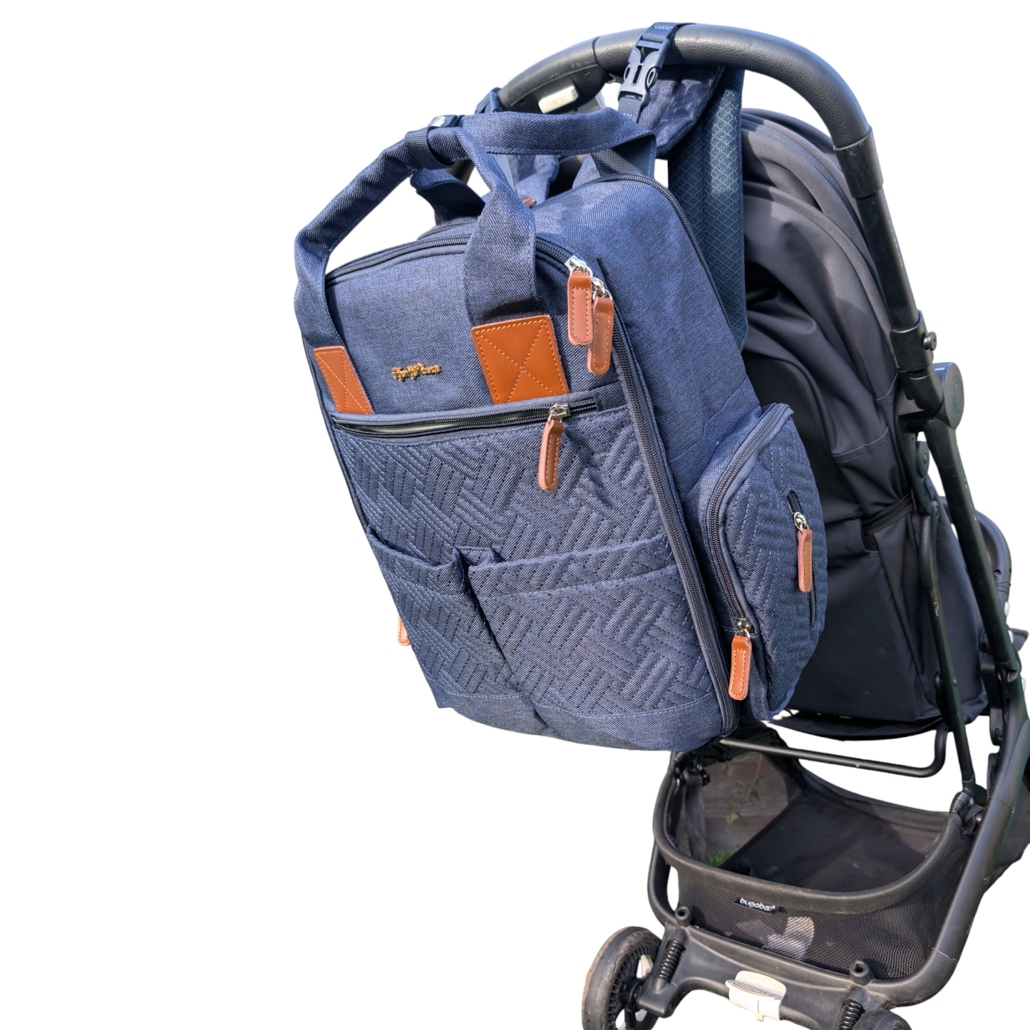 Baby Changing Backpack – Stylish, Spacious & Smart Nappy Bag for Modern Parents | Multi-Pocket Organizer with Wipe Access, Insulated Bottle Section & Stroller Straps