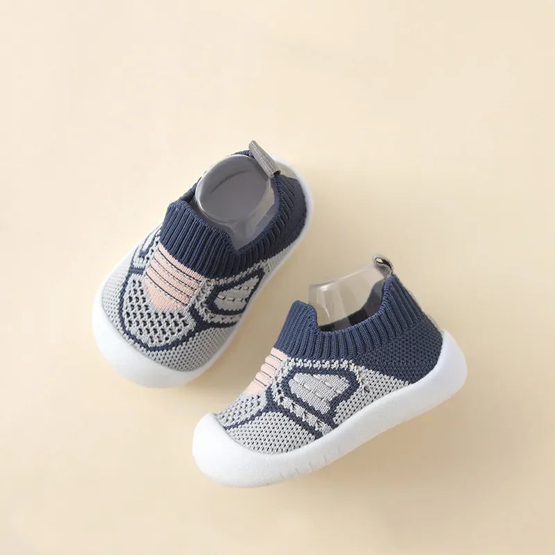 TigerLily Phoenix FlexStep Knit Baby Sneakers Non-Slip Sock Shoes for Crawlers & First Walkers Ultra-Flexible Soft Sole Breathable Mesh Knit Sock-Style Upper