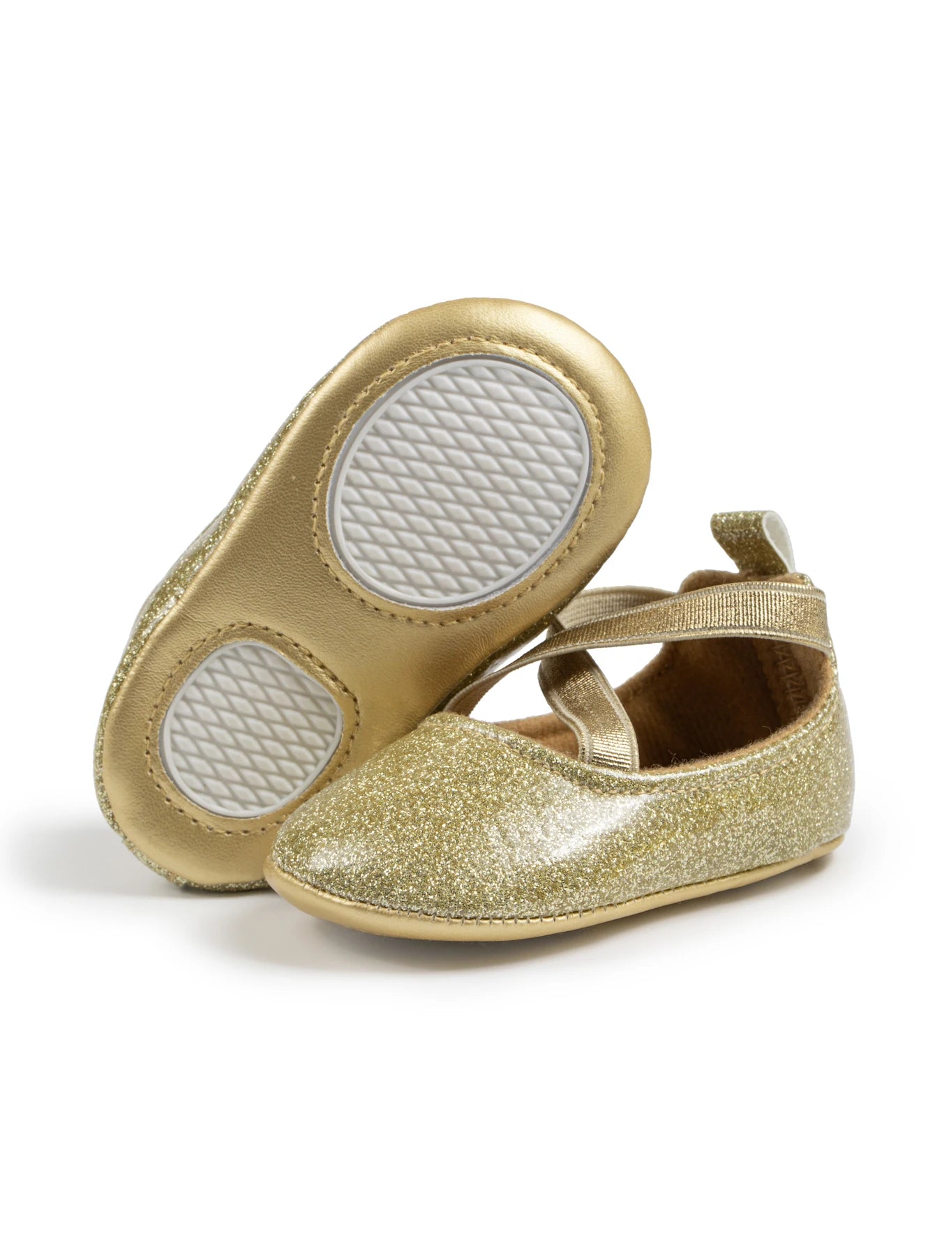 Newborn Baby Girl Princess Shoes Bling Soft Soles Non-Slip Infant Shoes First Walkers Baptism