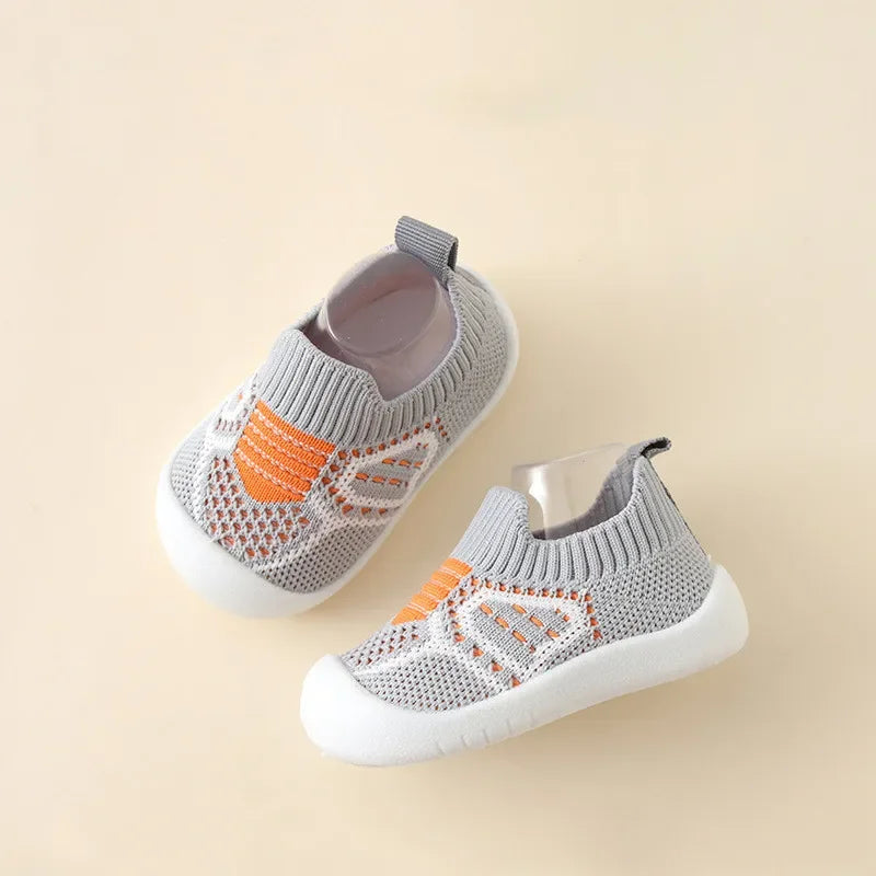 TigerLily Phoenix FlexStep Knit Baby Sneakers Non-Slip Sock Shoes for Crawlers & First Walkers Ultra-Flexible Soft Sole Breathable Mesh Knit Sock-Style Upper