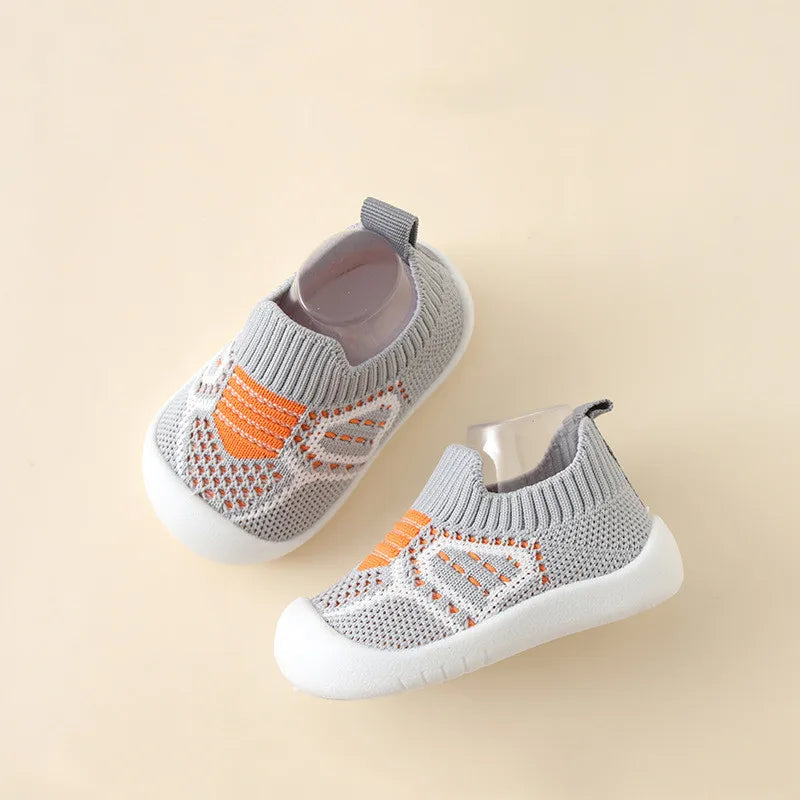 TigerLily Phoenix FlexStep Knit Baby Sneakers Non-Slip Sock Shoes for Crawlers & First Walkers Ultra-Flexible Soft Sole Breathable Mesh Knit Sock-Style Upper