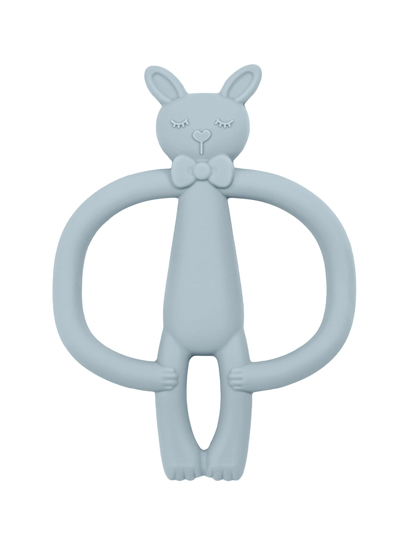 Color Kids 1PCS Silicone Teether Toys Baby Nursing Teether Gifts Newborn Cartoon Rabbit Teether Toys Teething Infant Chewing Toy