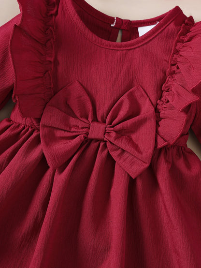 Tigerlily Phoenix Baby Girl Bow Party Dress – Christmas & Special Occasions