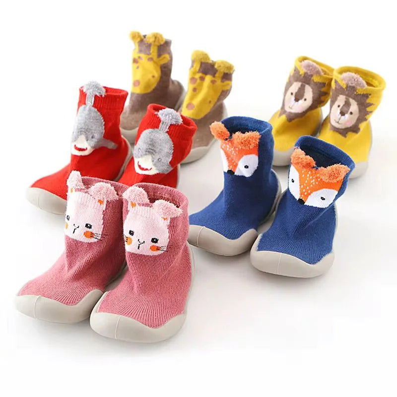 Tigerlily Phoenix Toddler First Walkers Animal Pattern Soft Non-Slip Sole for Boys and Girls