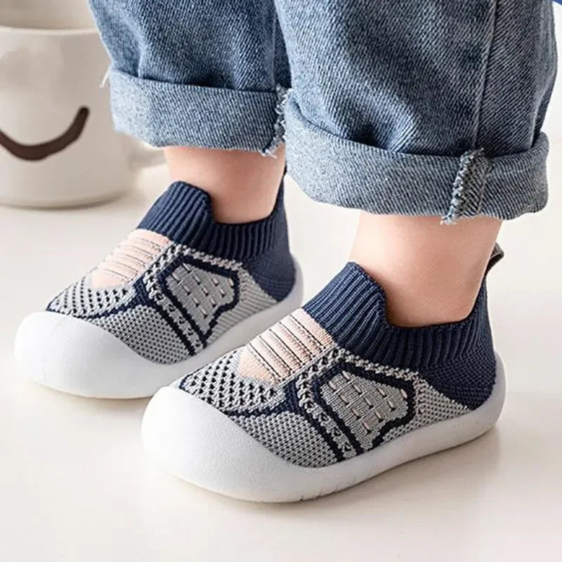 TigerLily Phoenix FlexStep Knit Baby Sneakers Non-Slip Sock Shoes for Crawlers & First Walkers Ultra-Flexible Soft Sole Breathable Mesh Knit Sock-Style Upper