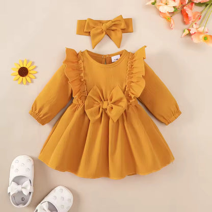Tigerlily Phoenix Baby Girl Bow Party Dress – Christmas & Special Occasions