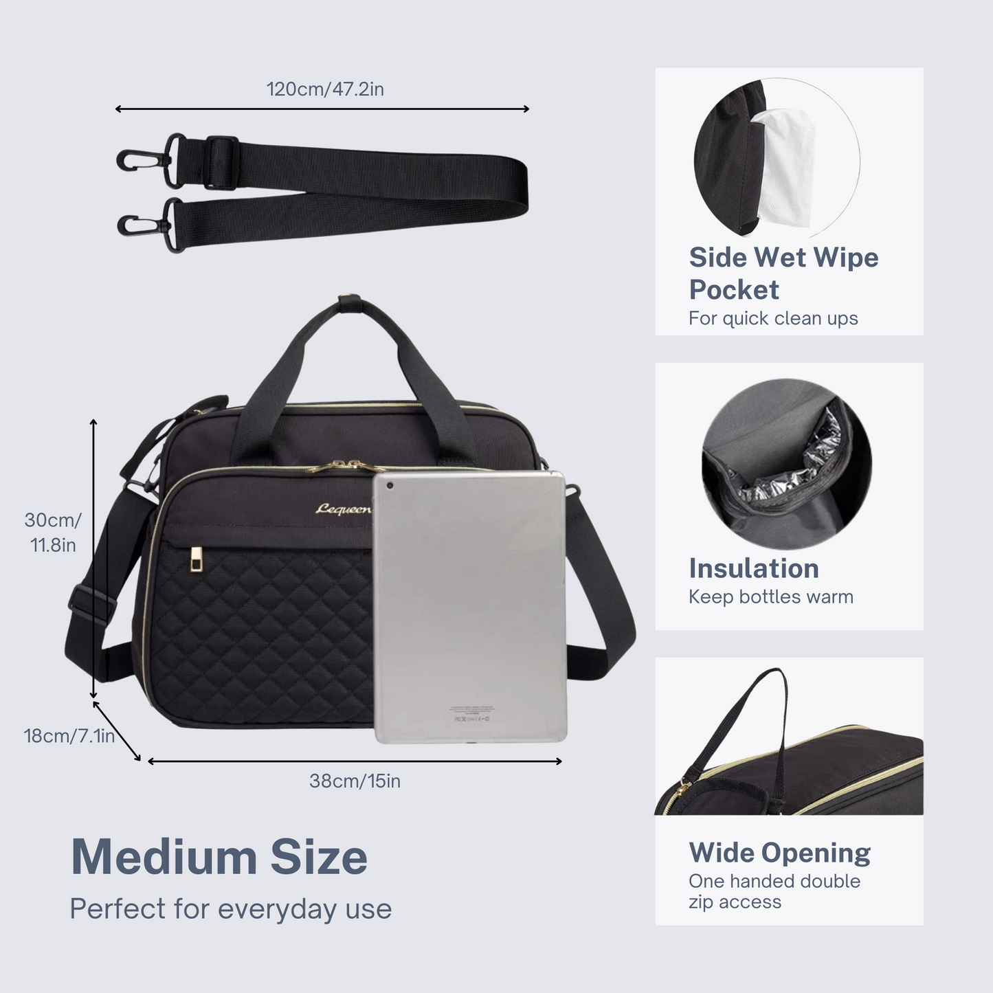 LeQueen Baby Change Bag, Medium