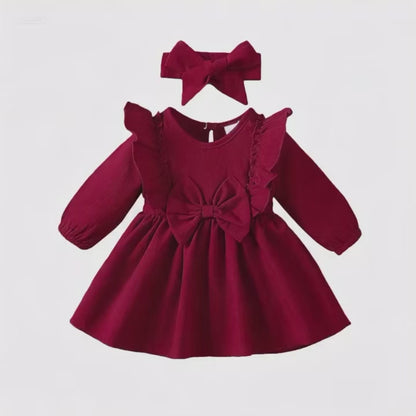 Tigerlily Phoenix Baby Girl Bow Party Dress – Christmas & Special Occasions